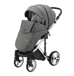 ست کالسکه طوسی 4 تکه آدامکس مدل CHANTAL STAR 3