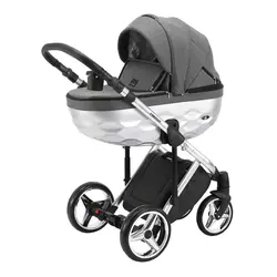 ست کالسکه طوسی 4 تکه آدامکس مدل CHANTAL STAR 3