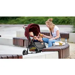 کالسکه طوسی کیندرکرافت Kinderkraft مدل GRANDE