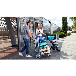 کالسکه مسافرتی صورتی کیندرکرافت مدل MINI DOT