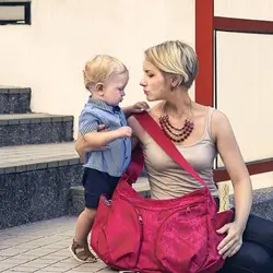 ساک لوازم کودک قرمز اوکی داگ OKIEDOG مدل MONDO