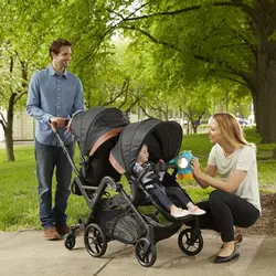 کالسکه دوقلو مشکی کانتورز CONTOURS مدل CURVE