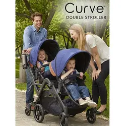 کالسکه دوقلو مشکی کانتورز CONTOURS مدل CURVE