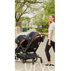 کالسکه دوقلو مشکی کانتورز CONTOURS مدل CURVE