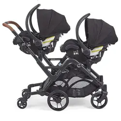 کالسکه دوقلو مشکی کانتورز CONTOURS مدل CURVE