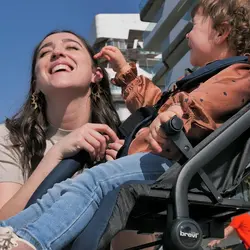 کالسکه مسافرتی سرمه ای Brevi مدل Molla