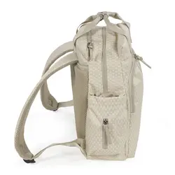 ساک لوازم کوله ای بژ واکینگ مام مدل HAPPY CHIC