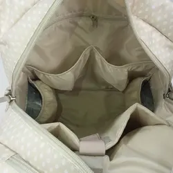 ساک لوازم کوله ای بژ واکینگ مام مدل HAPPY CHIC