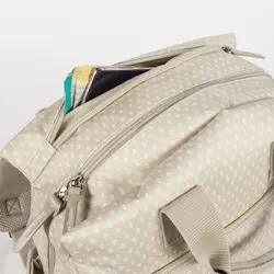 ساک لوازم کوله ای بژ واکینگ مام مدل HAPPY CHIC