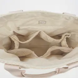 ساک لوازم کودک بژ واکینگ مام مدل HAPPY CHIC