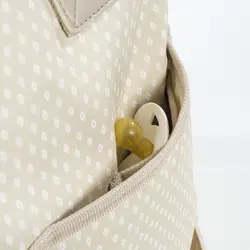 ساک لوازم کودک بژ واکینگ مام مدل HAPPY CHIC