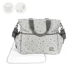 ساک لوازم کودک طوسی واکینگ مام مدل INSPIRATION