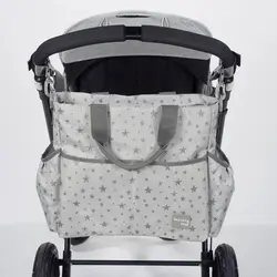 ساک لوازم کودک طوسی واکینگ مام مدل INSPIRATION