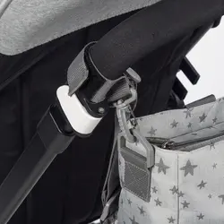 ساک لوازم کودک طوسی واکینگ مام مدل INSPIRATION