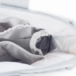 ساک لوازم کودک طوسی واکینگ مام مدل INSPIRATION