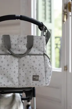 ساک لوازم کودک طوسی واکینگ مام مدل INSPIRATION