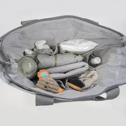 ساک لوازم کودک طوسی واکینگ مام مدل INSPIRATION