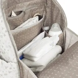 ساک لوازم کوله ای بژ واکینگ مام مدل HAPPY ANIMALS