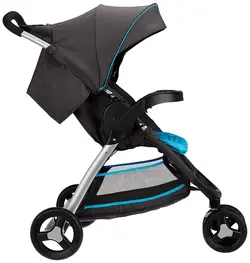 کالسکه طوسی آبی سه چرخ گراکو GRACO مدل Fast Action Fold