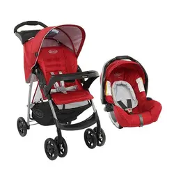کالسکه و کریر قرمز گراکو GRACO مدل Chilli Ultima Stroller