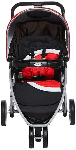 کالسکه و کریر قرمز سه چرخ گراکو GRACO مدل Paceck Spice