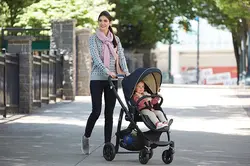 کالسکه و کریر سرمه ای کرم گراکو مدل EVO