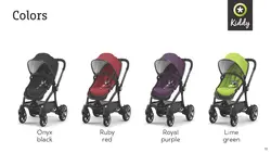 کالسکه و کریر مشکی کیدی مدل Evostar 123