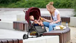 کالسکه مشکی کیندرکرافت KinderKraft مدل GRANDE