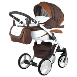 ست کالسکه قهوه ای 4 تکه آدامکس مدل BARLETTA B9