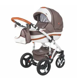 ست کالسکه قهوه ای 4 تکه آدامکس مدل VICCO R4