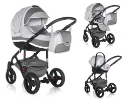 ست کالسکه طوسی 4 تکه آدامکس مدل VICCO A24