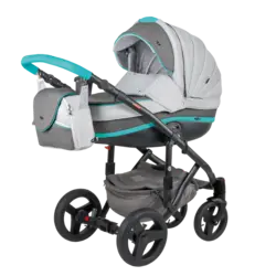 ست کالسکه فیروزه ای 4 تکه آدامکس مدل VICCO R14