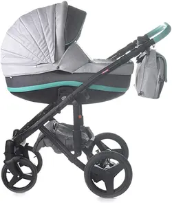 ست کالسکه فیروزه ای 4 تکه آدامکس مدل VICCO R14