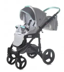 ست کالسکه فیروزه ای 4 تکه آدامکس مدل VICCO R14