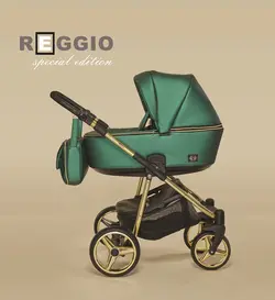 ست کالسکه سبز چرم 4 تکه آدامکس مدل216 REGGIO SHINE