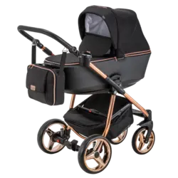 ست کالسکه مشکی بژ 4 تکه آدامکس مدل REGGIO SE Y302