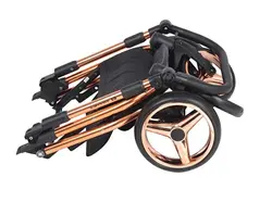 ست کالسکه مشکی بژ 4 تکه آدامکس مدل REGGIO SE Y302