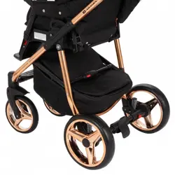 ست کالسکه مشکی بژ 4 تکه آدامکس مدل REGGIO SE Y302