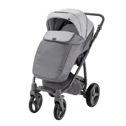 ست کالسکه مشکی طوسی 4 تکه آدامکس مدل REGGIO Y37