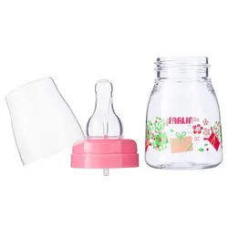 شیشه شیر طلقی صورتی 60میل آنتی کولیک فارلین FARLIN