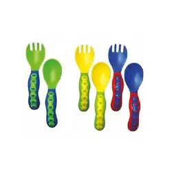 قاشق و چنگال غذاخوری کودک نابی Nuby