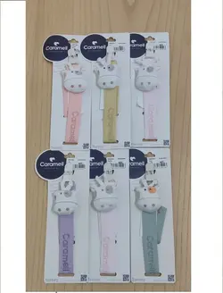 بند پستانک عروسکی طرح گاو کارامل