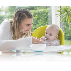 ظرف غذای کودک با قاشق حرارتی کیدزمی