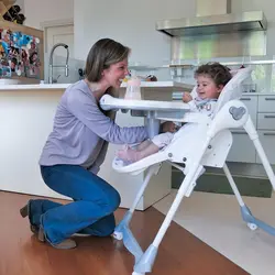 صندلی غذاخوری کودک طوسی ستاره Brevi مدل CONVIVIO