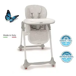 صندلی غذاخوری کودک طوسی ستاره Brevi مدل CONVIVIO