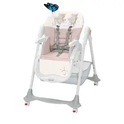 صندلی غذاخوری کودک پلی جیم دار Brevi مدل B.FUN دوخرس