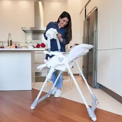 صندلی غذاخوری کودک پلی جیم دار Brevi مدل B.FUN خرس