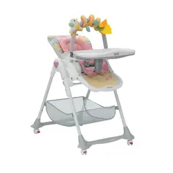 صندلی غذاخوری کودک پلی جیم دار Brevi مدل B.FUN سگ