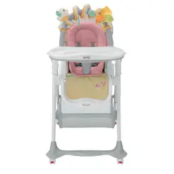 صندلی غذاخوری کودک پلی جیم دار Brevi مدل B.FUN سگ