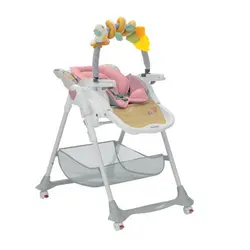 صندلی غذاخوری کودک پلی جیم دار Brevi مدل B.FUN سگ